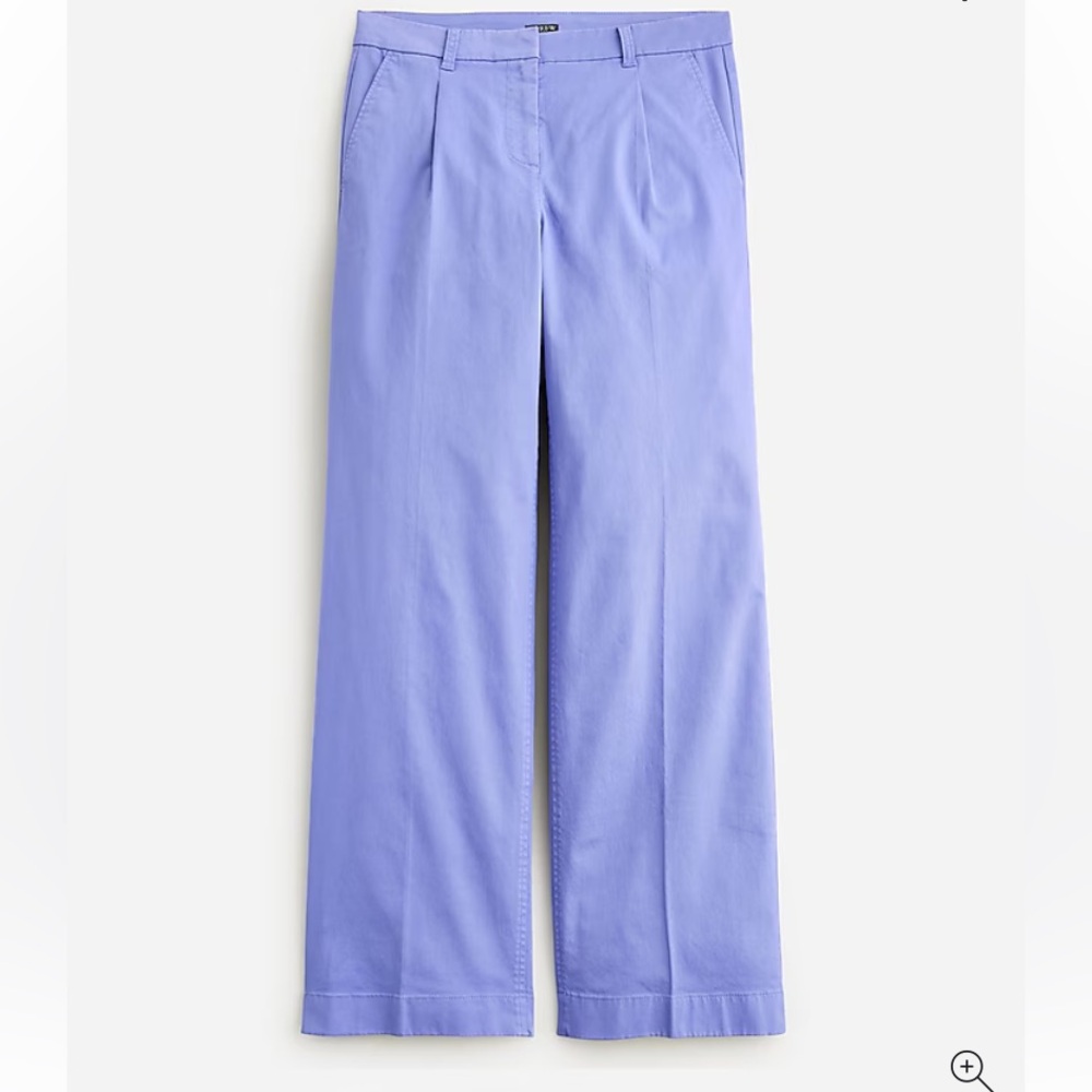 NWT• J. Crew Pleated capeside chino pant size 12
